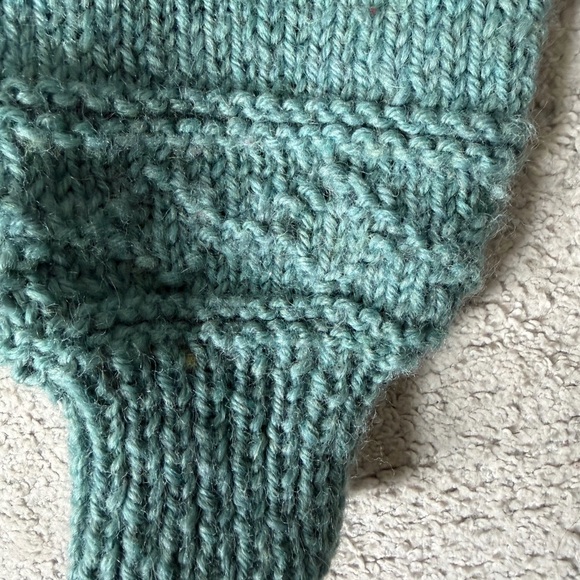 *Vintage*
Hand Crafted Teal Sweater - Picture 5 of 7